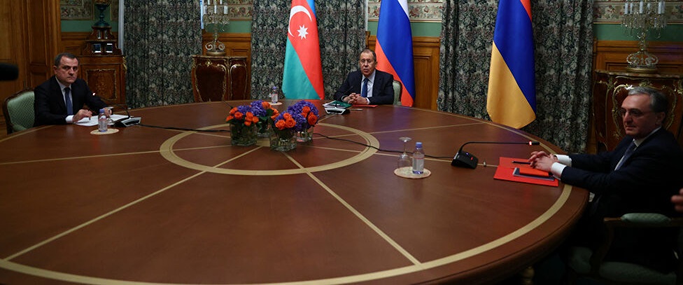 Rusya Dışişleri Bakanı Sergey Lavrov, Dağlık Karabağ konulu görüşmeye aracılık etti