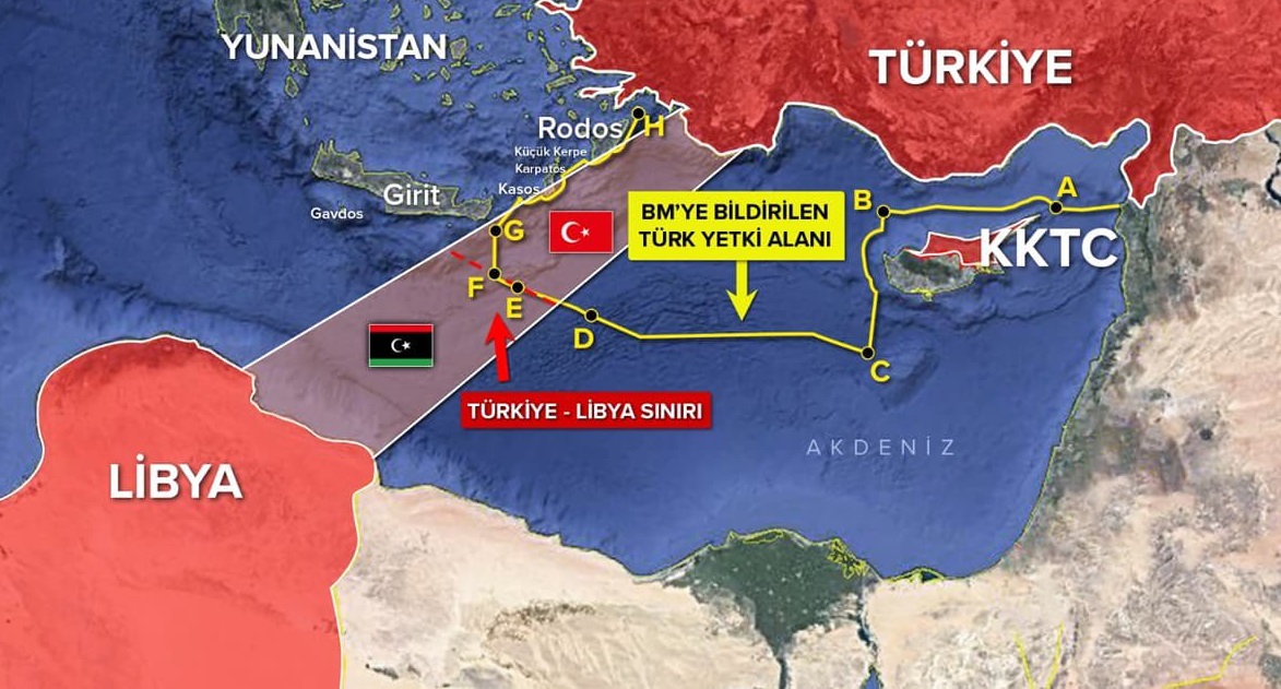 BM, Türkiye Libya arasında imzalanan deniz yetki alanları anlaşmasını onayladı