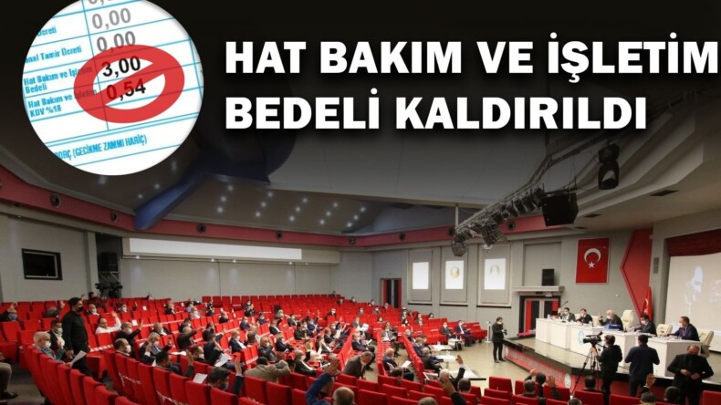 MASKİ’nin aralık ayı su faturalarında Hat Bakım ve İşletim Ücreti yer almıyor