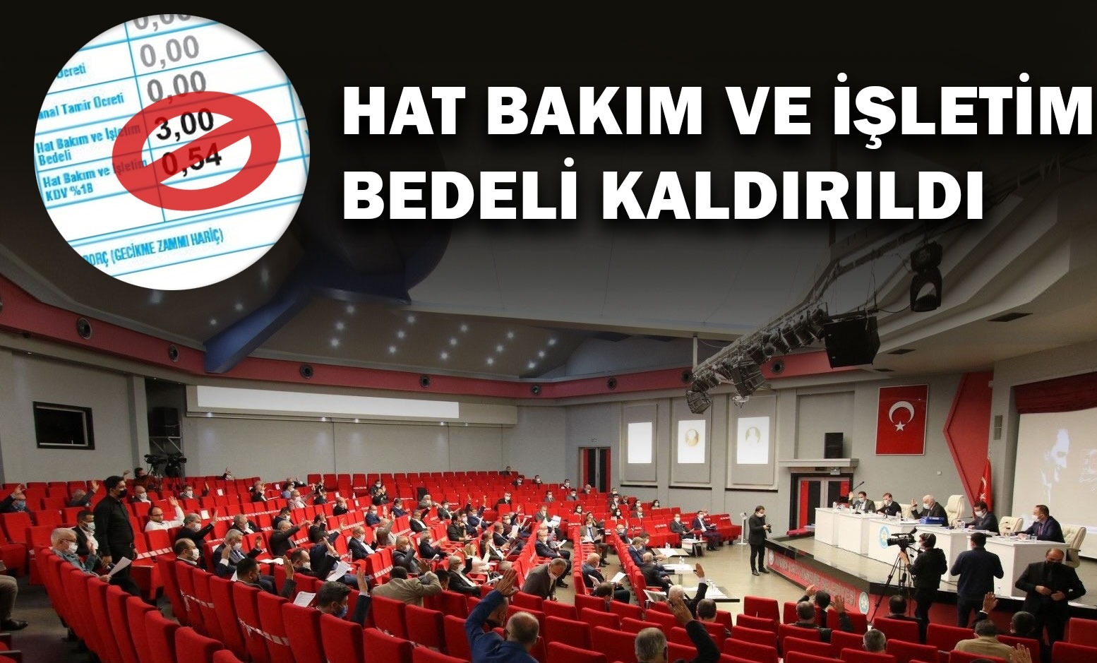 MASKİ’nin aralık ayı su faturalarında Hat Bakım ve İşletim Ücreti yer almıyor