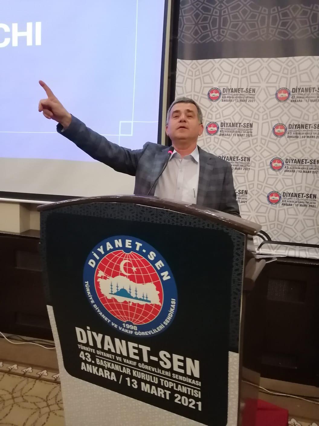 Diyanet-Sen Manisa Şube başkanı Ahmet Özdemir: ‘Darbecilerin Karşısındayız!’