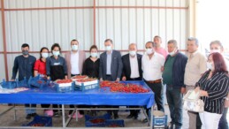 CHP, Sancaklıbozköy’de Kiraz Üreticisinin Sıkıntılarını Dinledi