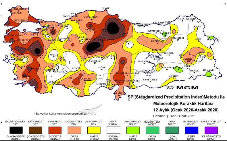 İklimler ‘kuraklık alarmı’ veriyor