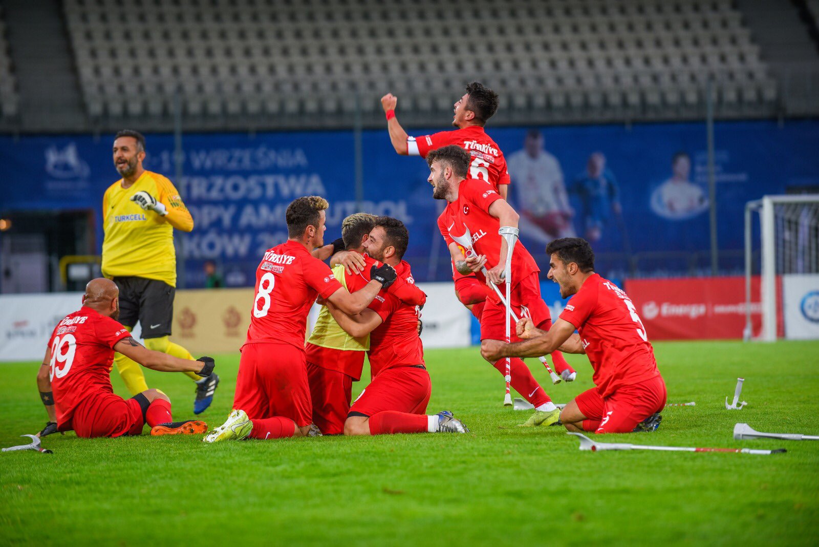 Ampute Futbol Milli Takımımız Avrupa Şampiyonu!