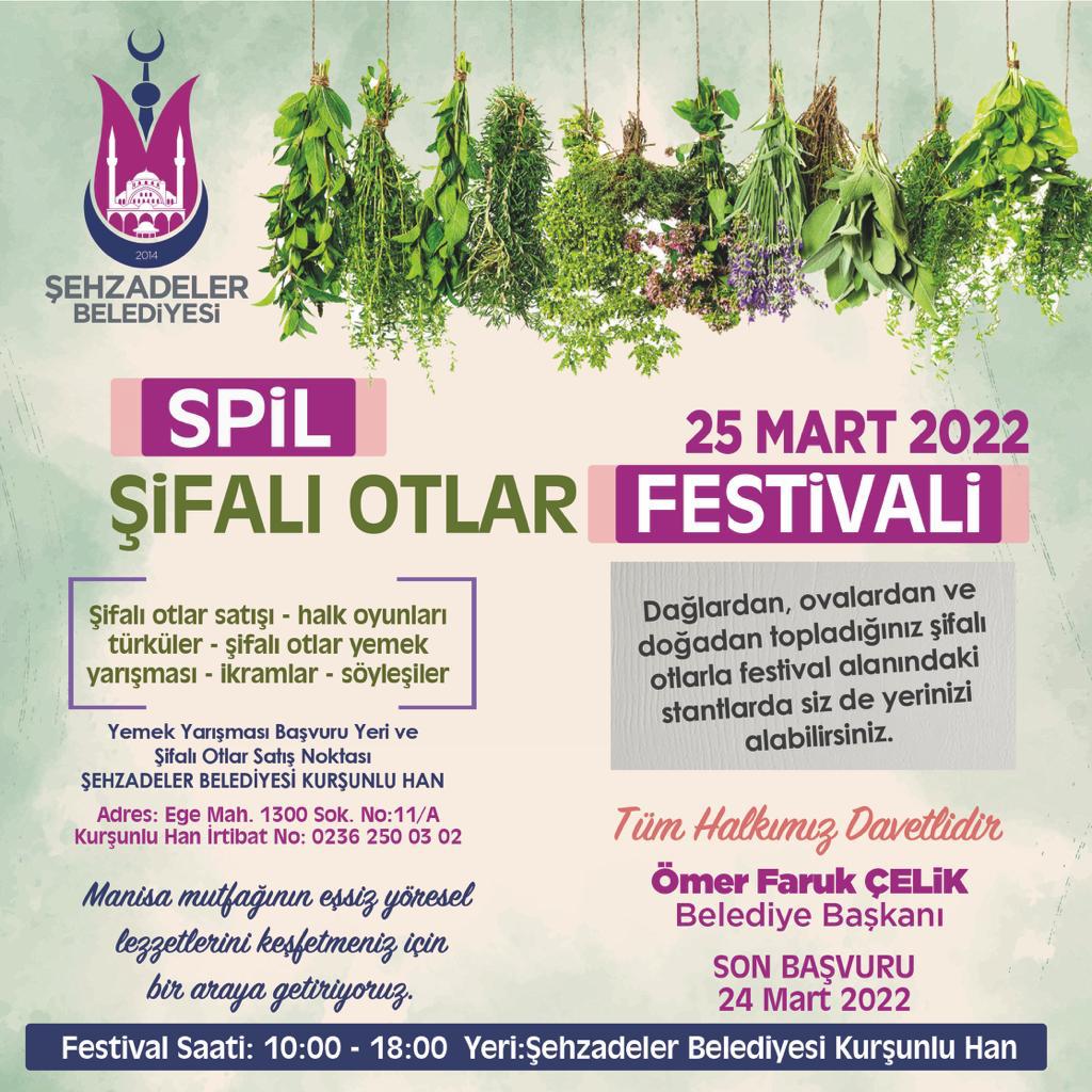 Spil Şifalı Otlar Festivaline Davet!