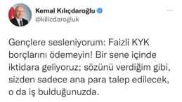 KYK faizleri silindi Teşekkürler Kılıçdaroğlu  etiketi ‘tt’ oldu