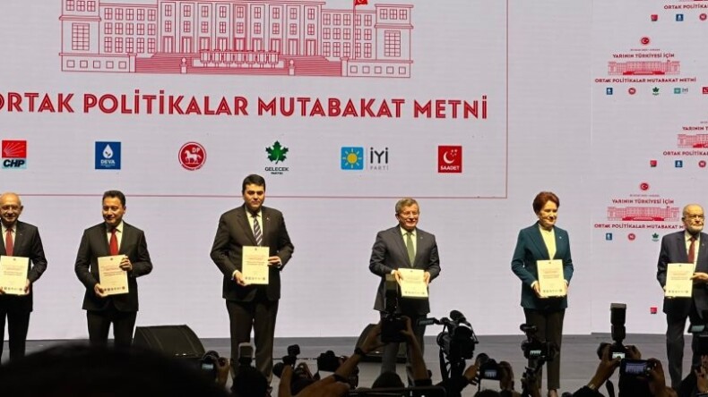 Altılı Masa’ dan Cumhuriyet’in 100. Yılı Deklarasyonu