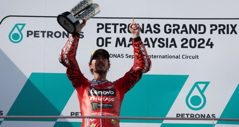 MotoGP Malezya Grand Prix’sinin galibi Francesco Bagnaia