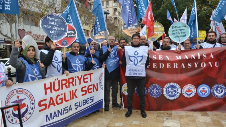 Eğitim emekçileri Sendikaları Manisa’da Hükümete tek bir güçle seslendi