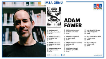 Ödüllü yazar Adam Fawer, D&R ile Türkiye turnesine çıkıyor
