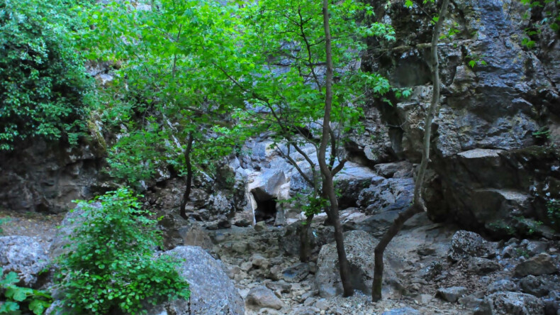 Manisa’da ‘saklı kanyon’ kurudu