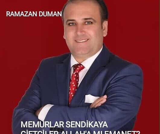 MEMUR SENDİKAYA, ÇİFTÇİ ALLAH’A MI EMANET?