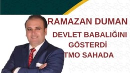 DEVLET BABALIĞINI GÖSTERDİ, TMO SAHADA