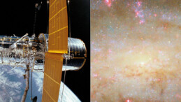 Hubble teleskobu 51 milyon ışık yılı uzaklıktaki bir sarmal galaksiyi görüntüledi