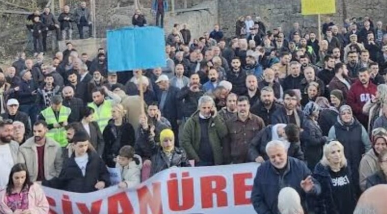 Murgul Halkı Siyanüre Karşı Kenetlendi