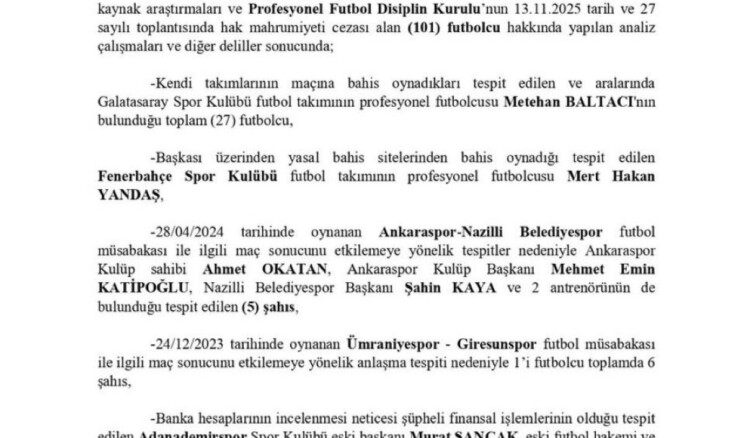 Bahis soruşturmasında yeni dalga: Hakem Zorbay Küçük de gözaltına alınan isimler arasında